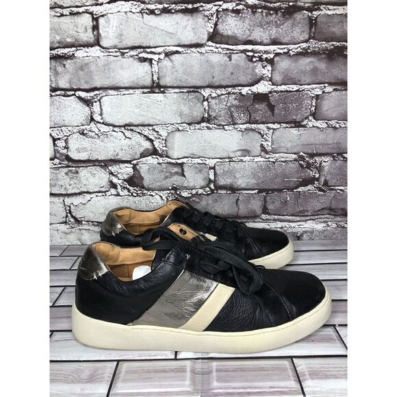 Frye And Co Hallie Black Leather Lace Casual Comfort Shoes Women’s Sz 8M US/39EU - Picture 1 of 16